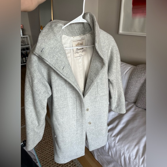 Aritzia Wilfred Grey Coat - Picture 3 of 3